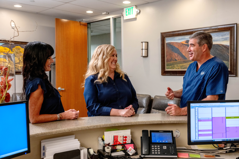 Dr. Tripp and staff